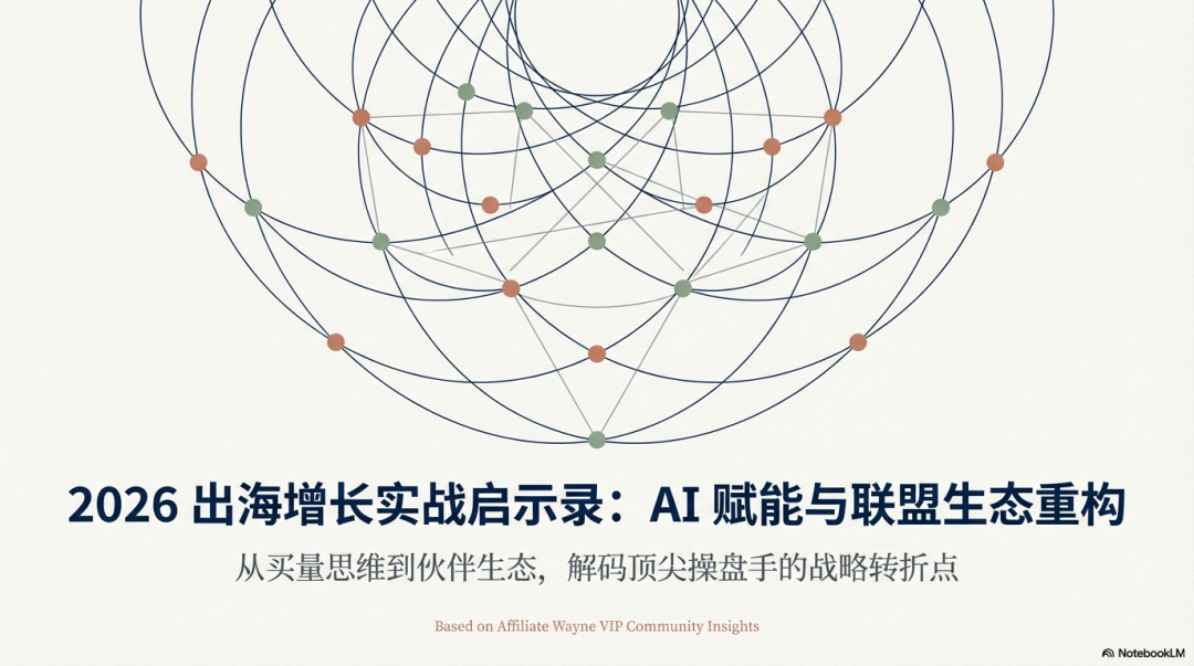 2026出海增长实战启示录： AI 赋能与联盟生态重构 配图 1