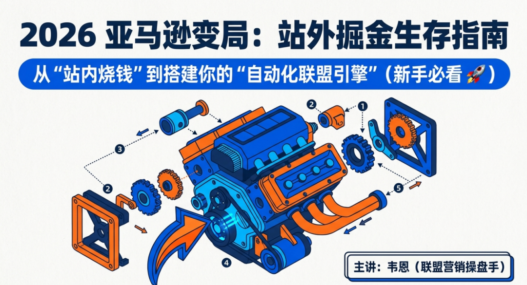 2026 亚马逊生存法则：告别“站内烧钱”，如何靠站外流量构建品牌护城河？ 配图 1