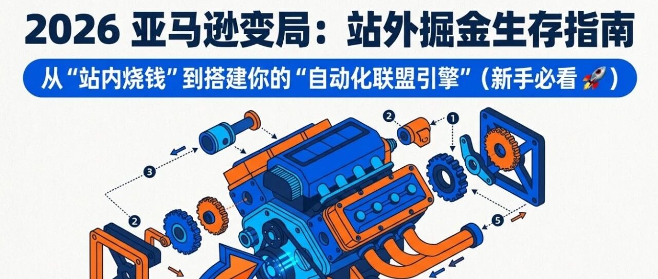 2026 亚马逊生存法则：告别“站内烧钱”，如何靠站外流量构建品牌护城河？ 配图