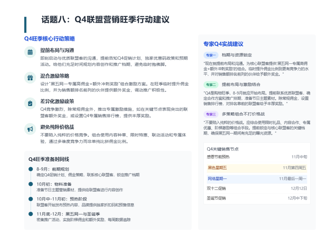 联盟课堂（8）2025年黑五Q4联盟营销实战策略与规划 配图 11