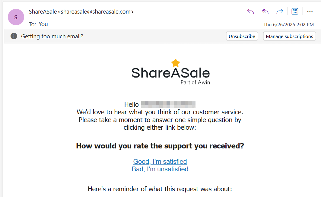 ShareASale申述，Awin打款100大洋，浅浅记录一下 配图 9